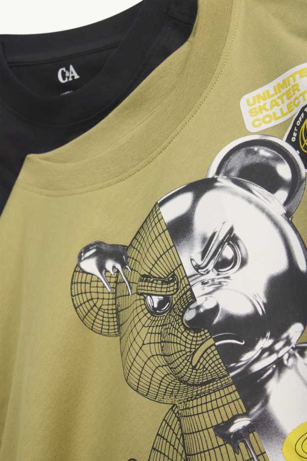 Copii - Băieți - Tricou cu mânecă lungă - negru