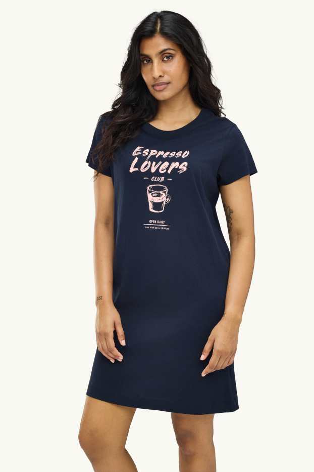 Dona - Camisa de dormir - blau fosc