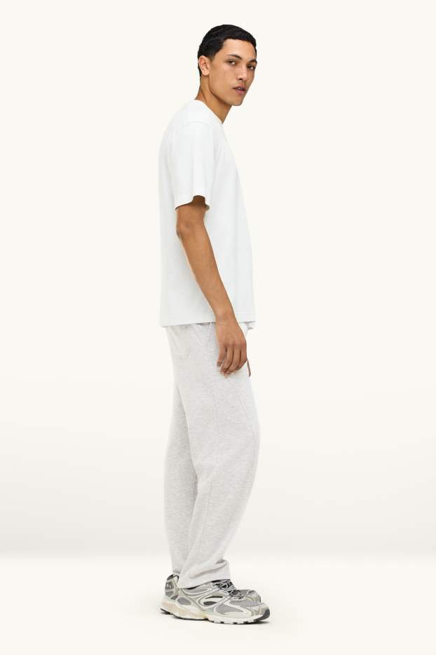 Men - Joggers - light gray-melange