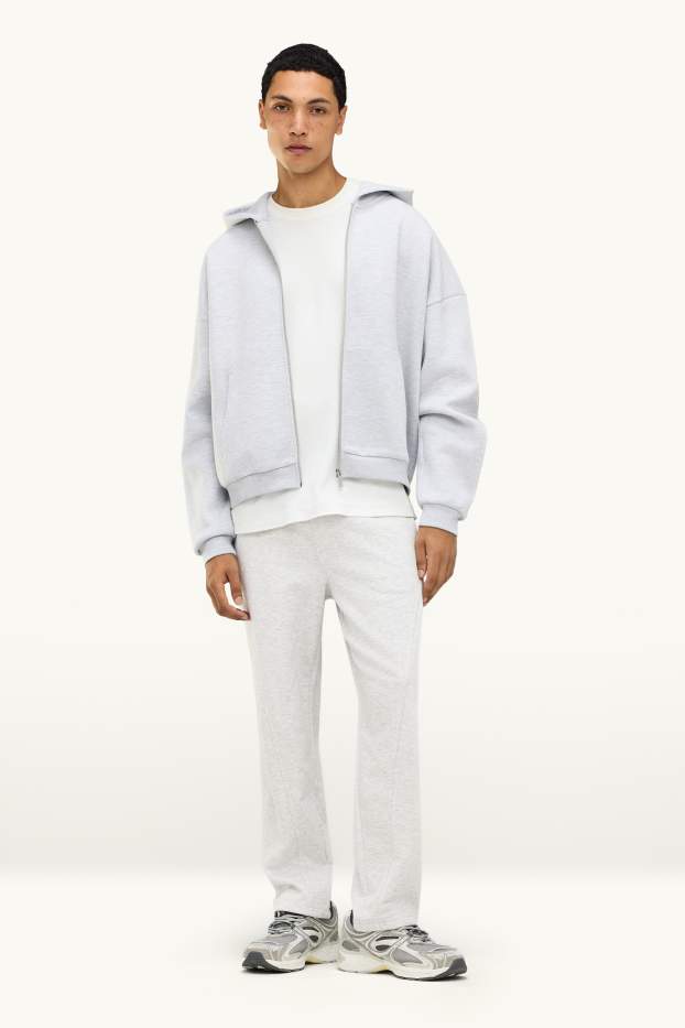 Men - Joggers - light gray-melange