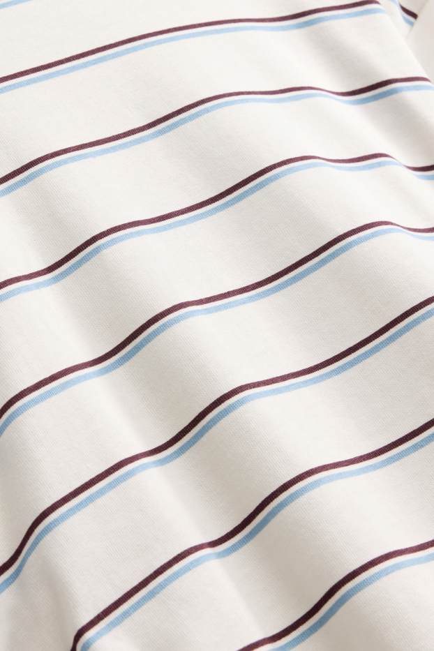 Femei - Tricou - alb / albastru deschis