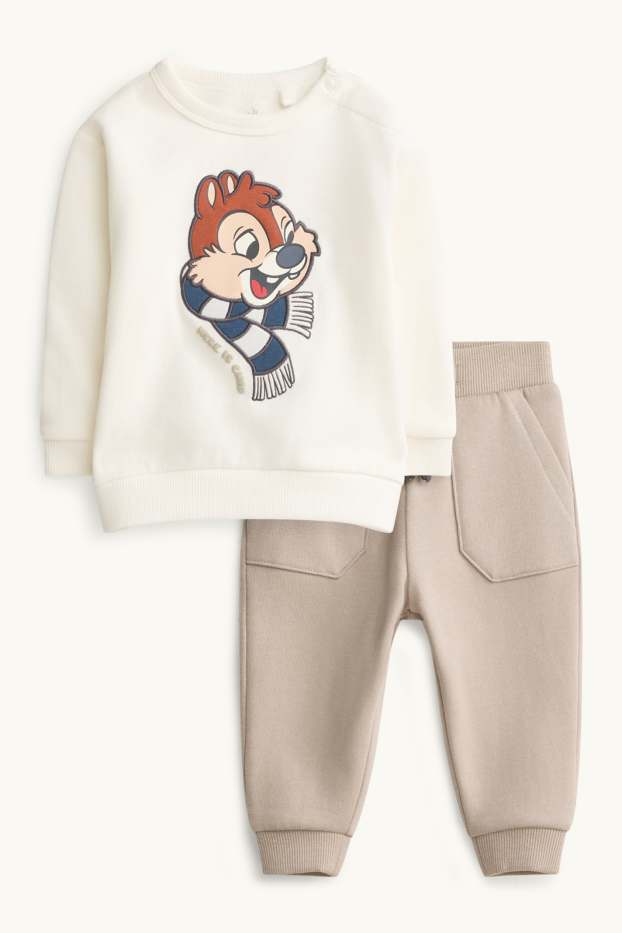 Baby Boys - Chip ‘n’ Dale - baby outfit - 2 piece - cremewhite