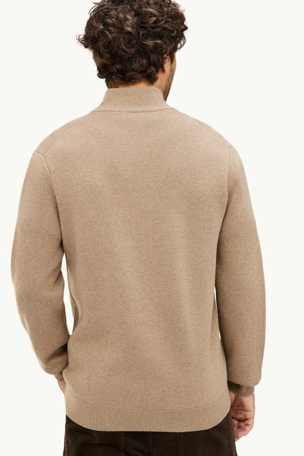 Uomo - Maglione - marrone chiaro