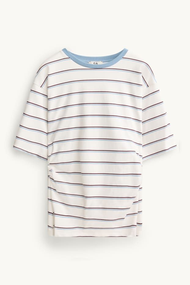 Femei - Tricou - alb / albastru deschis