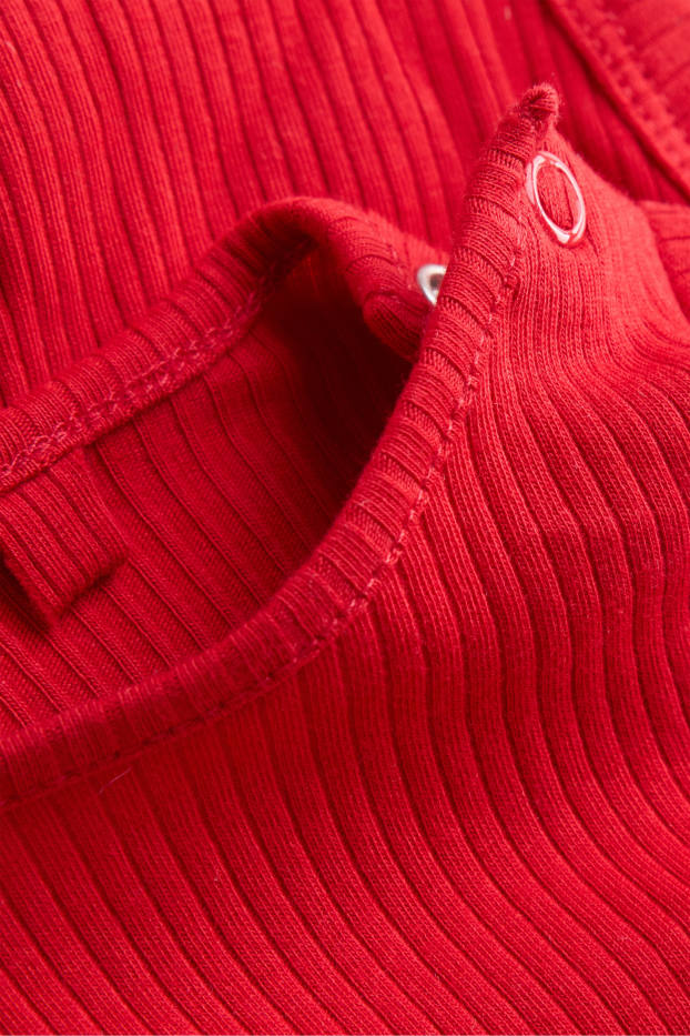 Bébés garçons - Renne - ensemble nouveau-né de Noël - 2 pièces - blanc / rouge