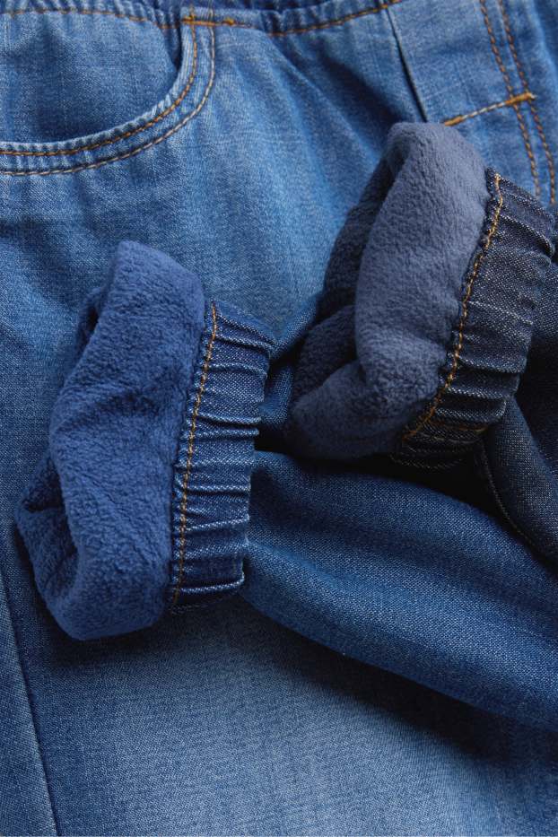 Enfants garçons - Lot de 2 - slim jean - jeans chauds - jean bleu