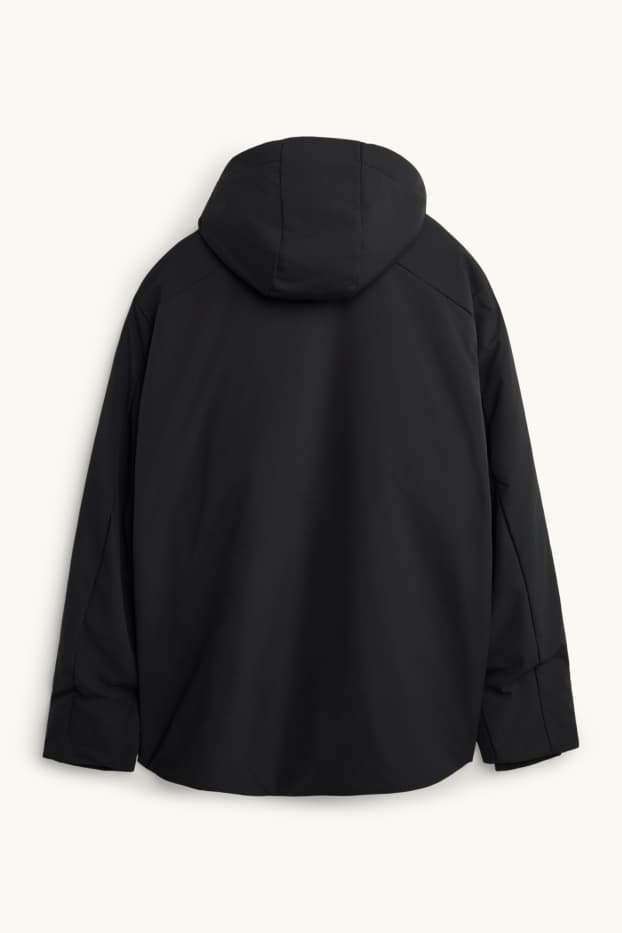 Herren - Softshelljacke - gefüttert - wasserabweisend - 4 Way Stretch - schwarz