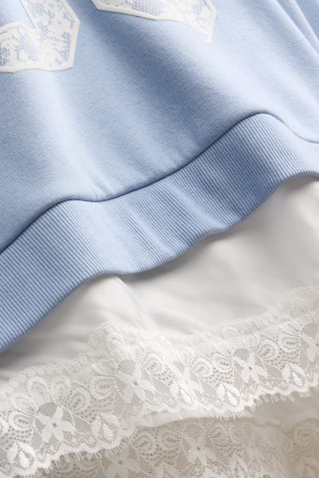 Children Girls - Sweatshirt - white / light blue