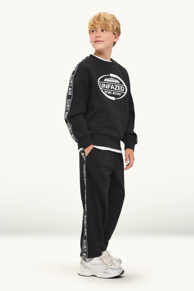 Children Boys - Joggers - black