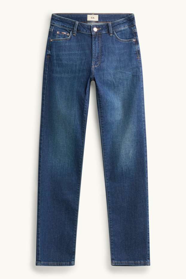 Dona - Straight Jeans - mid waist - LYCRA® - texà blau