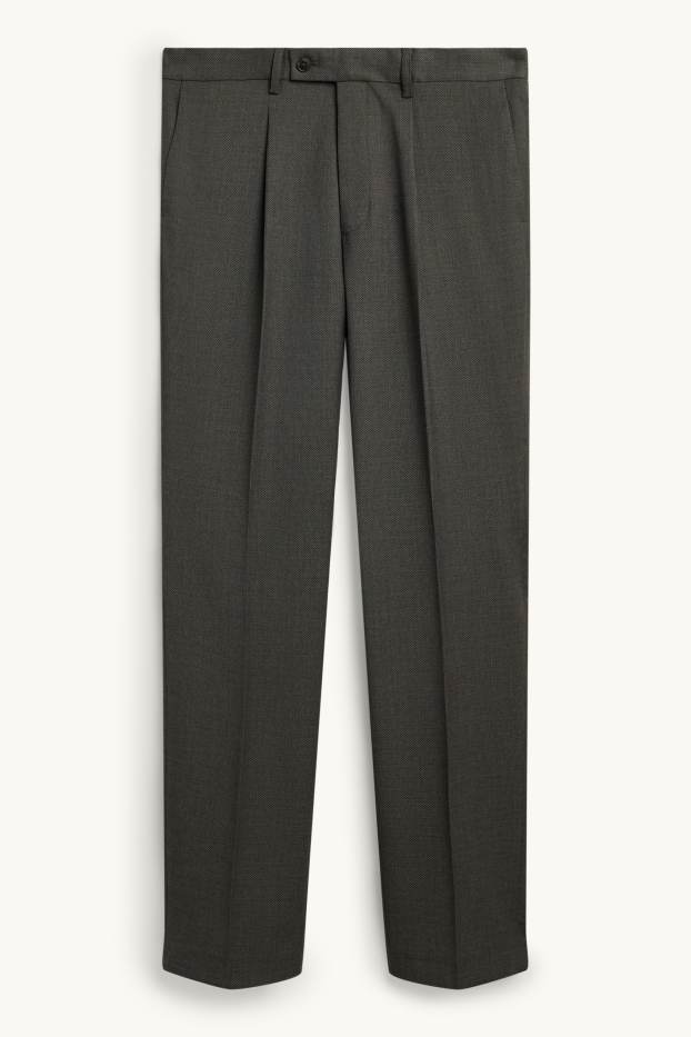 Home - Pantalons combinables - regular fit - gris fosc jaspiat