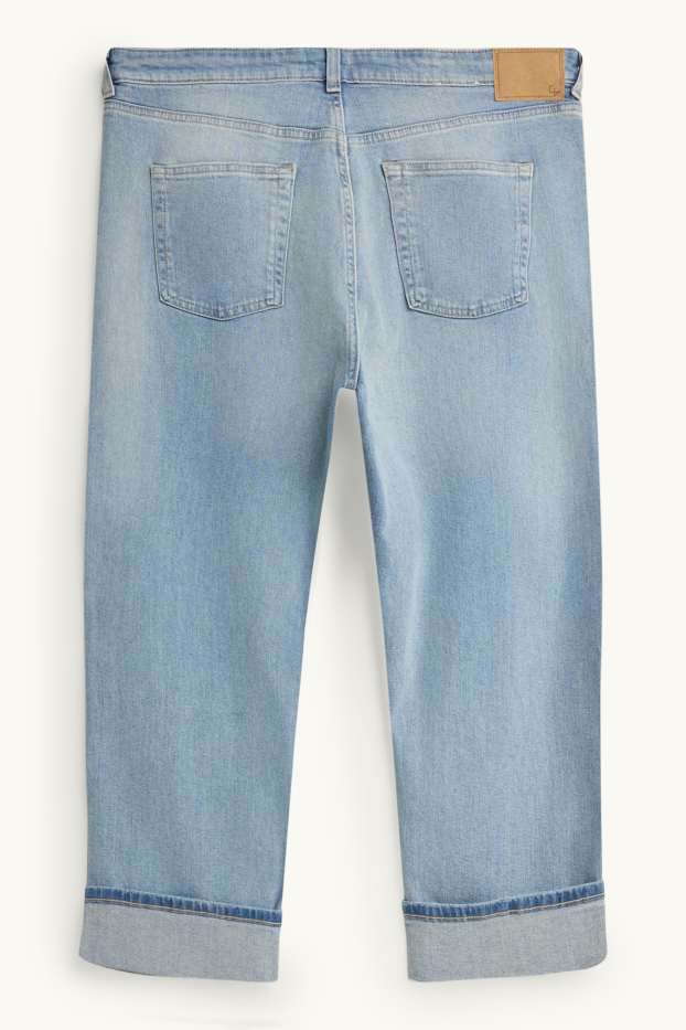 Femmes - Boyfriend jean - mid waist - jean bleu