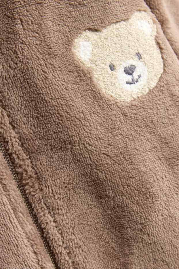 Baby Mädchen - Bärchen - Baby-Schlafsack - 6-18 Monate - 3,0 TOG - braun
