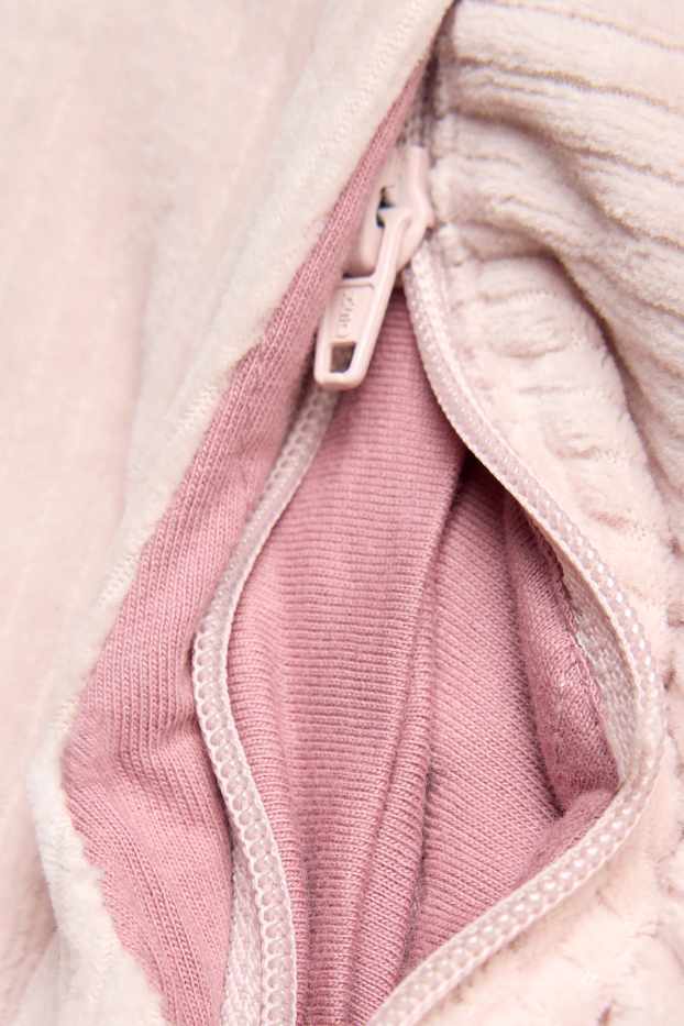Bébés filles - Petit cœur - gigoteuse - 6 à 18 mois - 3,5 TOG - finition côtelée - rose tendre