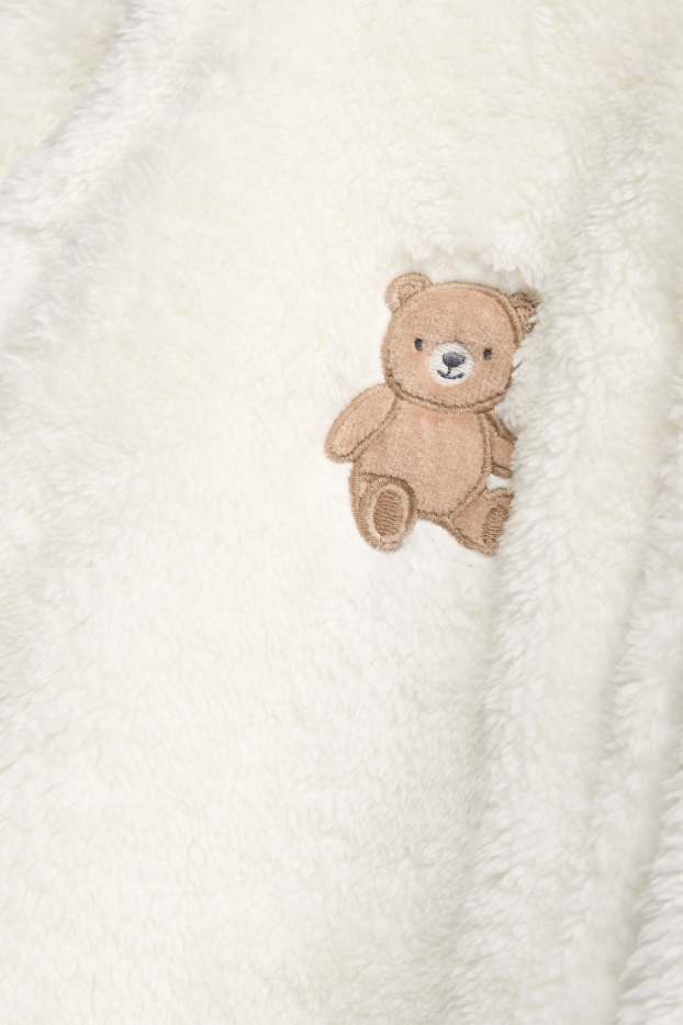 Neonate - Orsacchiotto - sacco nanna per neonati - 6-18 mesi - 2,5 TOG - bianco crema