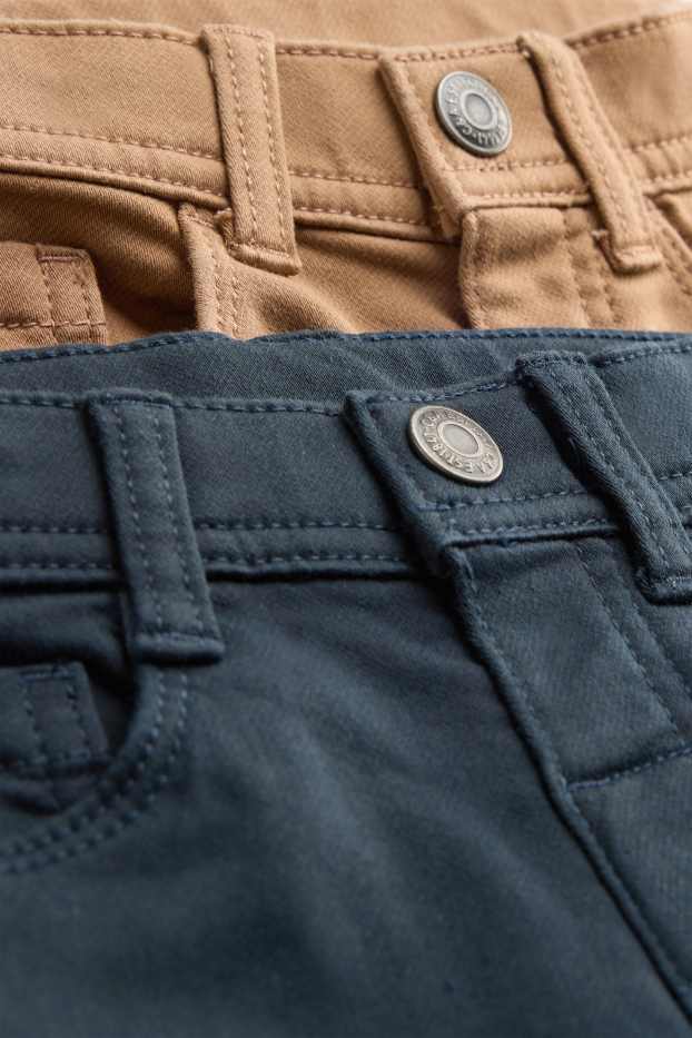 Children Boys - Multipack of 2 - thermal trousers - brown / dark blue