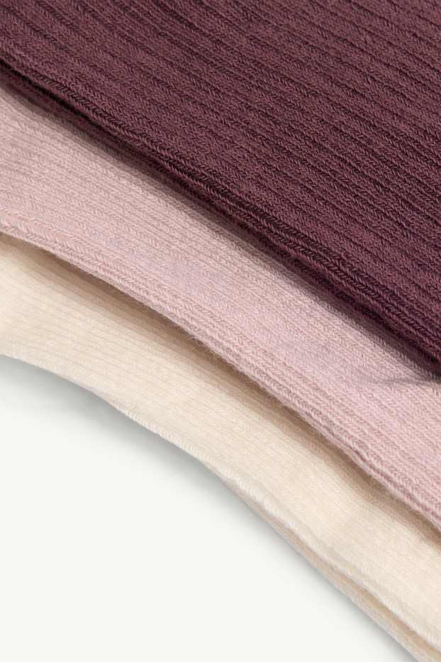 Nadó nena - Paquet de 3 - leotards tèrmics per a nadó - acalanats - marró/rosa