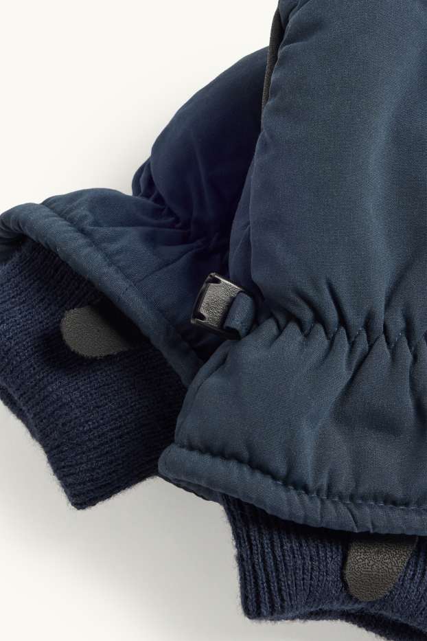 Enfants garçons - Moufles - bleu / noir