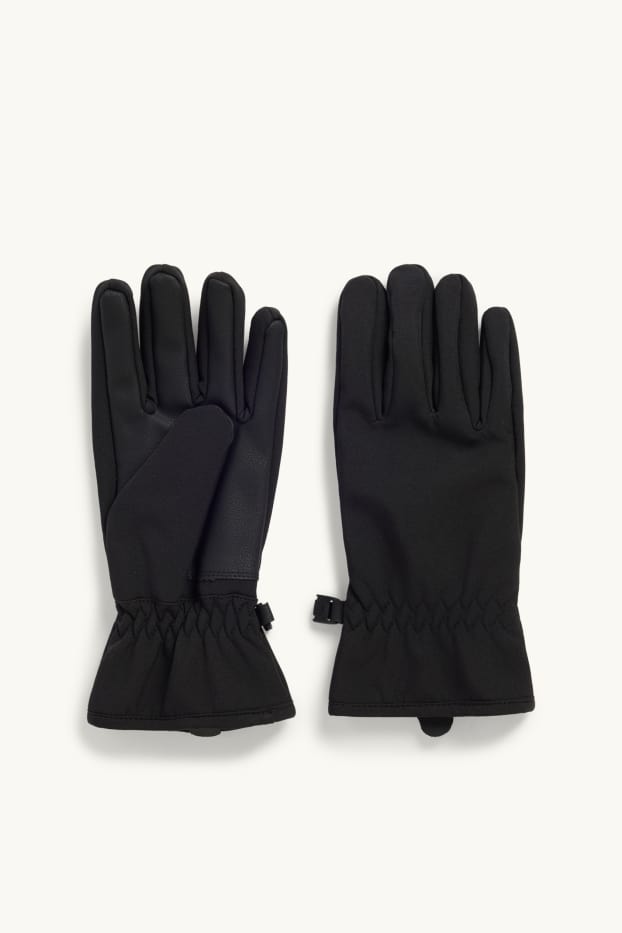 Kinder Buben - Handschuhe - schwarz