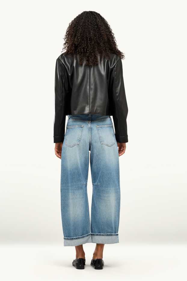 Dona - Barrel Jeans - high waist - texà blau clar