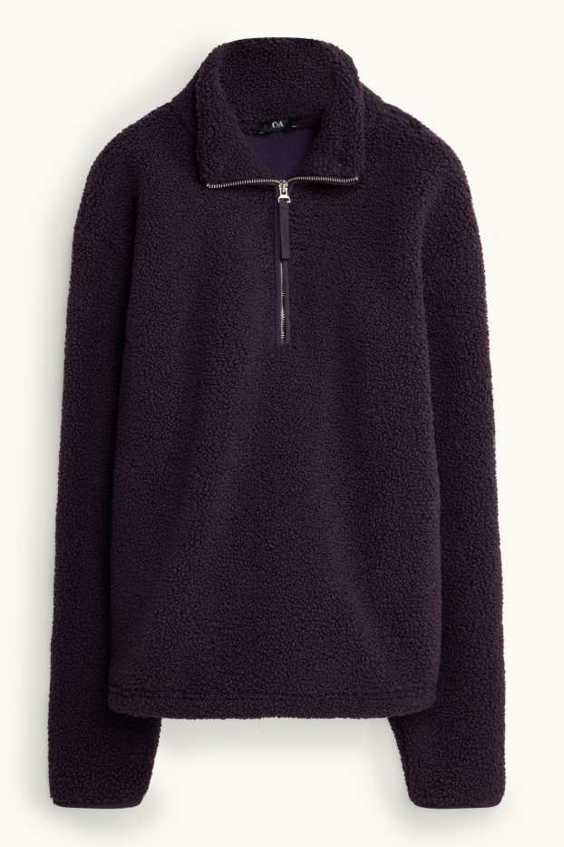 Women - Fleece jumper - purple