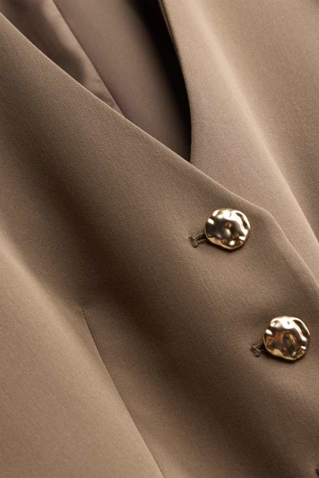 Femmes - Gilet sans manches de bureau - regular fit - marron clair