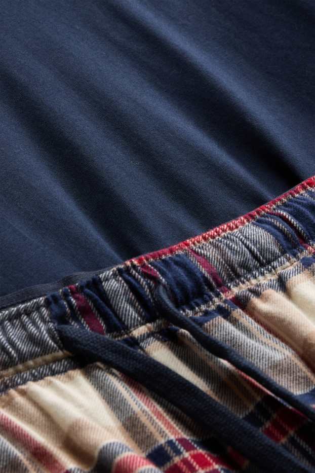Bărbați - Pijama - albastru închis