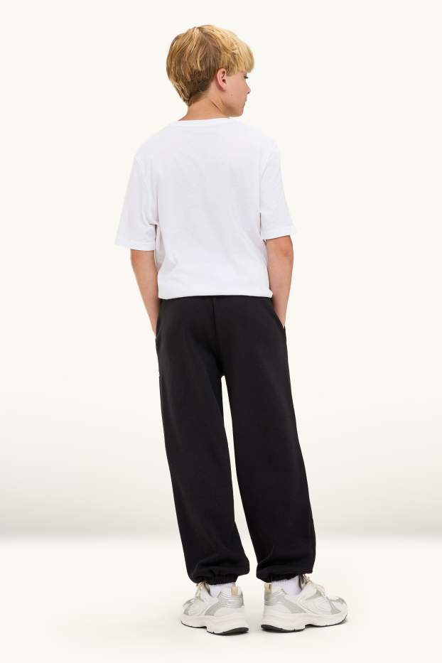Enfants garçons - Lot de 2 - pantalon de jogging - vert foncé / noir