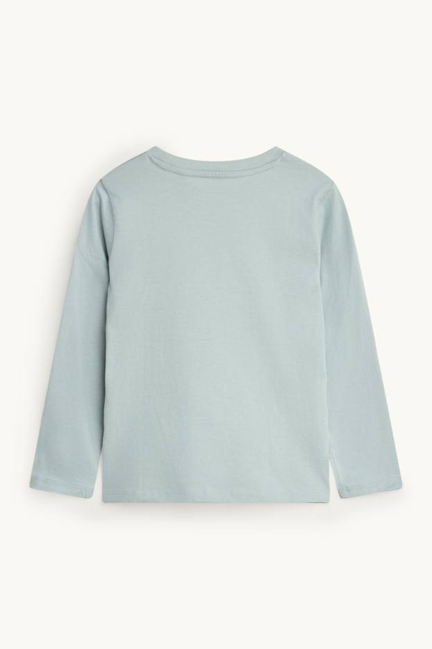 Enfants garçons - T-shirt manches longues - bleu clair
