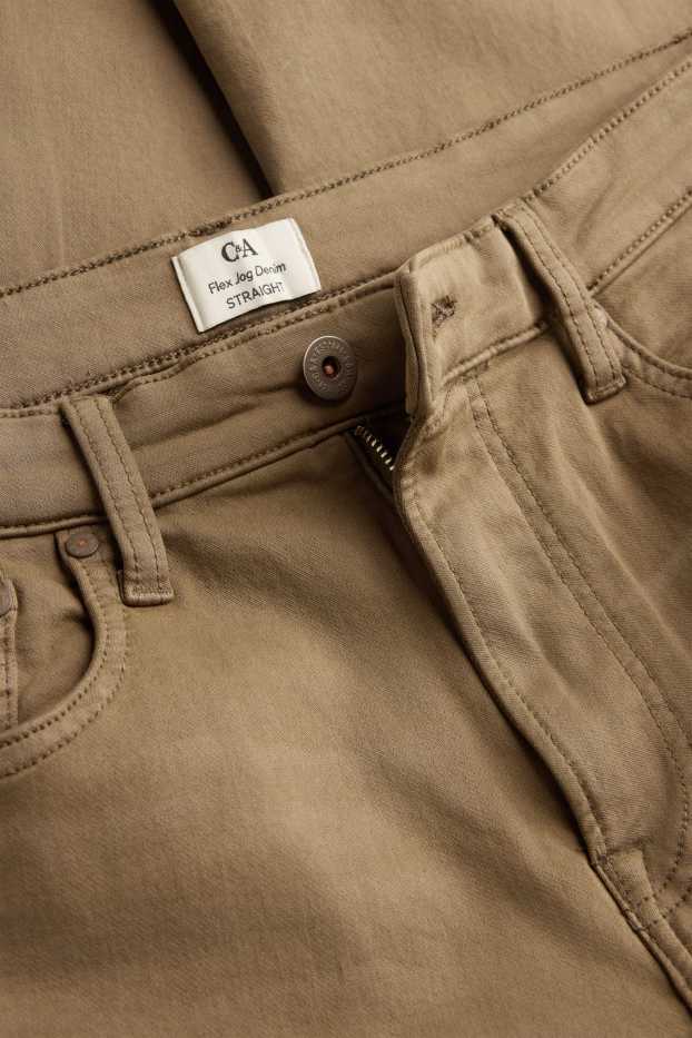 Hommes - Straight jean - Flex jog denim - LYCRA® - kaki