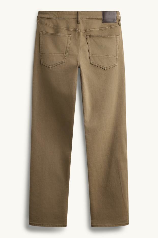 Hommes - Straight jean - Flex jog denim - LYCRA® - kaki