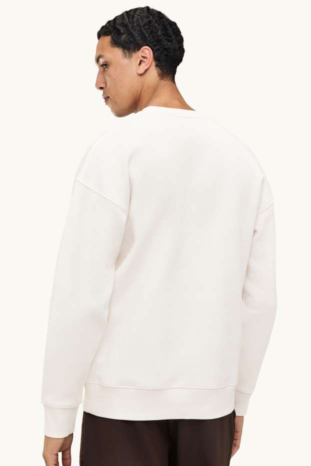 Heren - Sweatshirt - wit