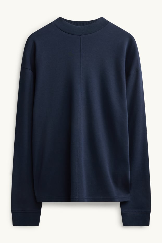 Femmes - Haut à manches longues - relaxed fit - bleu foncé