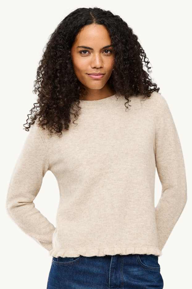 Women - Jumper - light beige