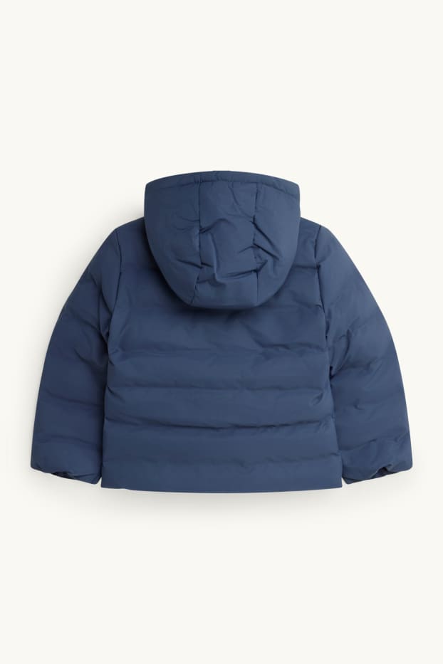 Enfants garçons - Doudoune à capuche - finition déperlante - bleu foncé