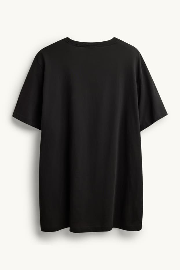 Pánské - Tričko - regular fit - černá