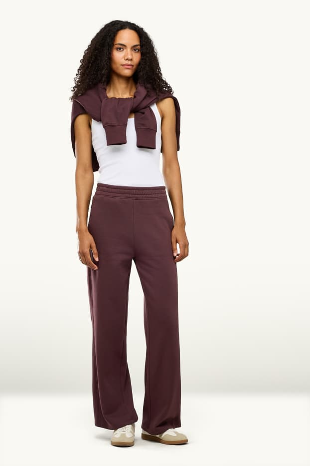 Femmes - Pantalon de jogging - marron foncé