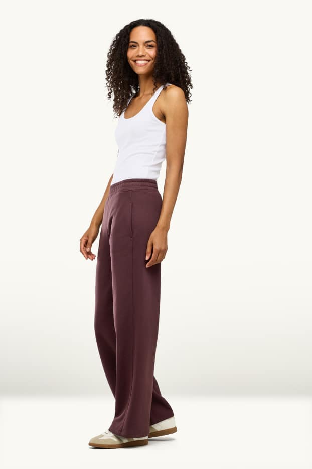 Femmes - Pantalon de jogging - marron foncé