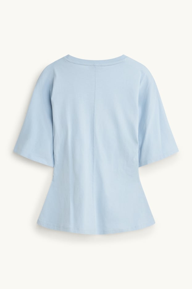 Damen - T-Shirt - Slim Fit - hellblau
