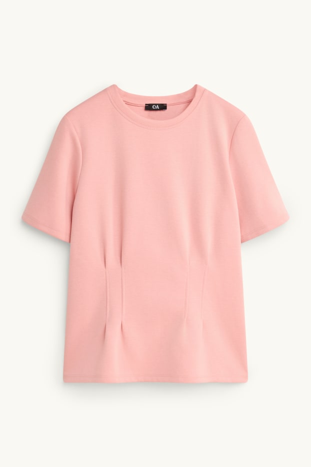 Damen - T-Shirt - Regular Fit - rosa