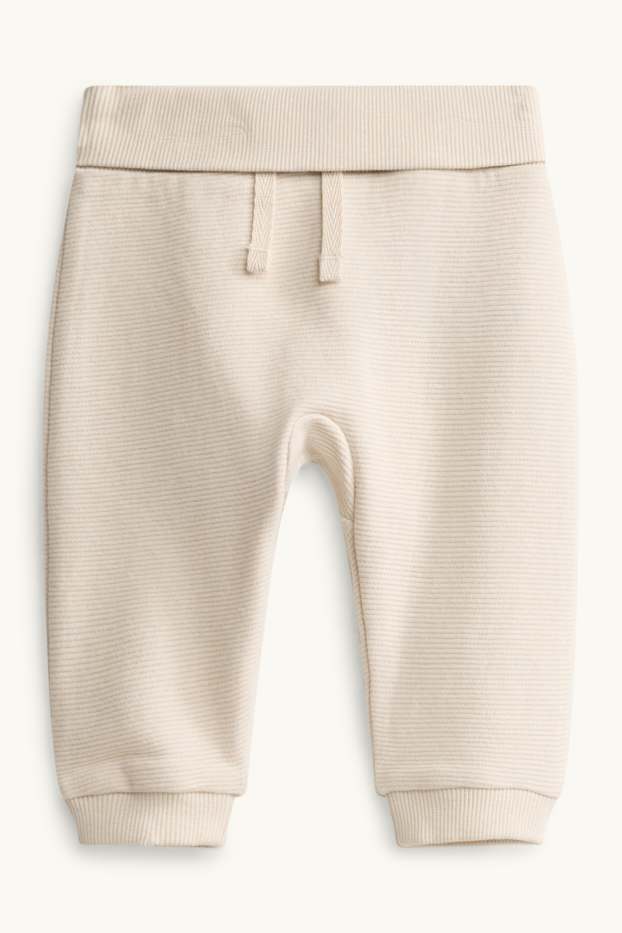 Baby Boys - Bear - baby outfit - 3 piece - beige / brown