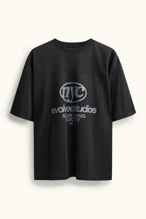 Heren - T-shirt - zwart