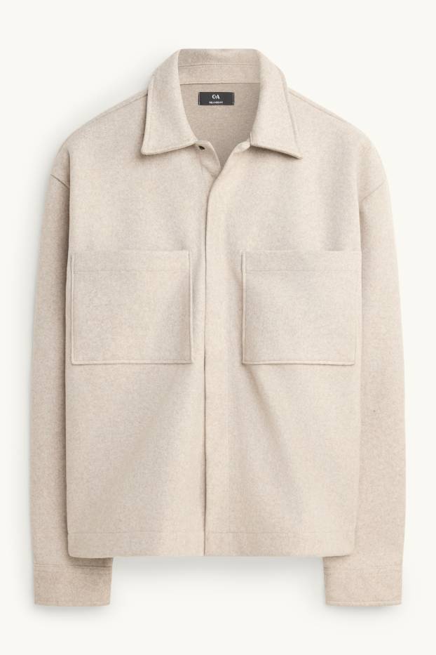 Herren - Hemd - Relaxed Fit - Kent - beige