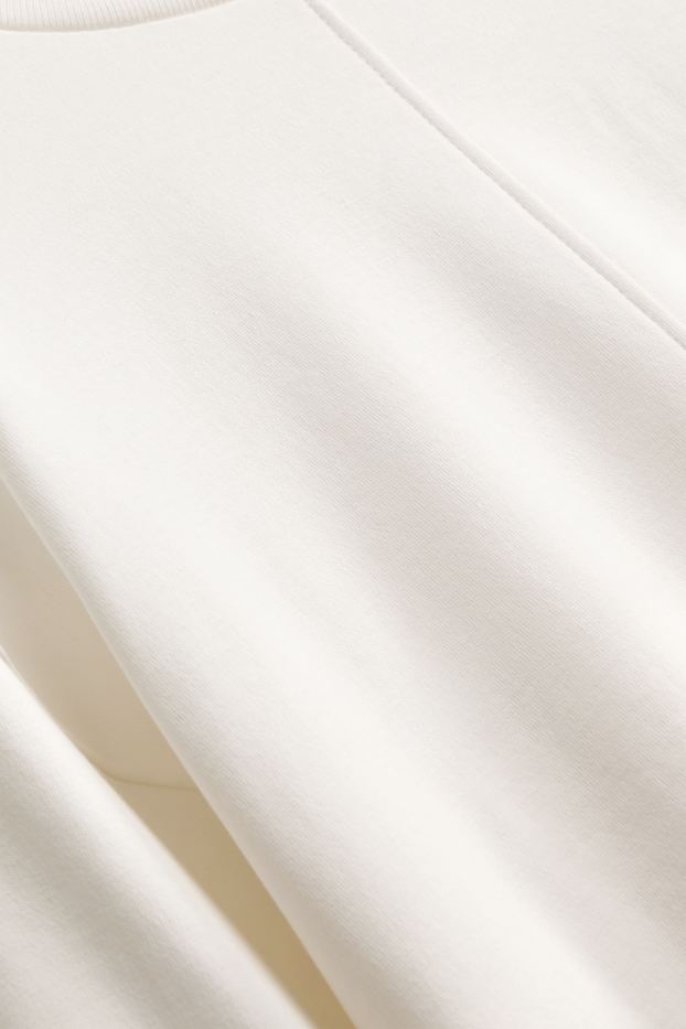 Femmes - Haut à manches longues - relaxed fit - blanc crème