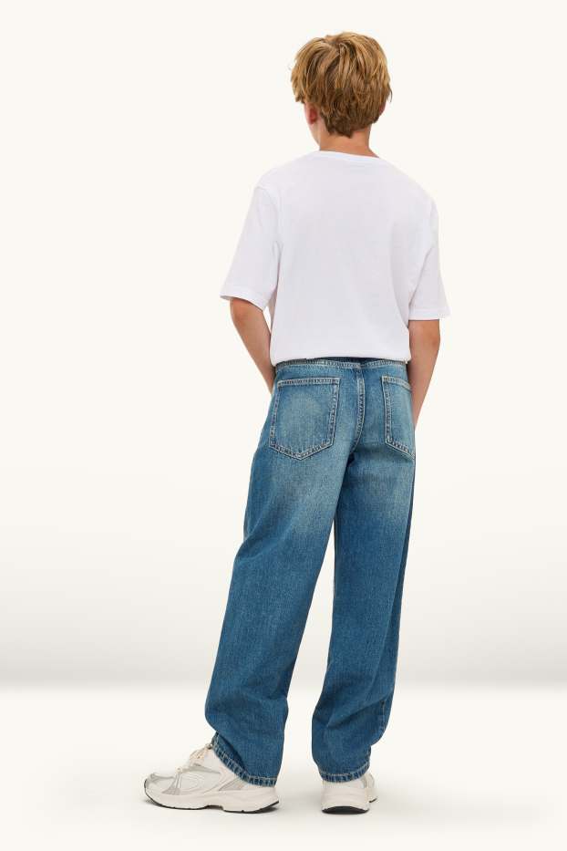 Děti - chlapci - Loose fit jeans - džíny - modré
