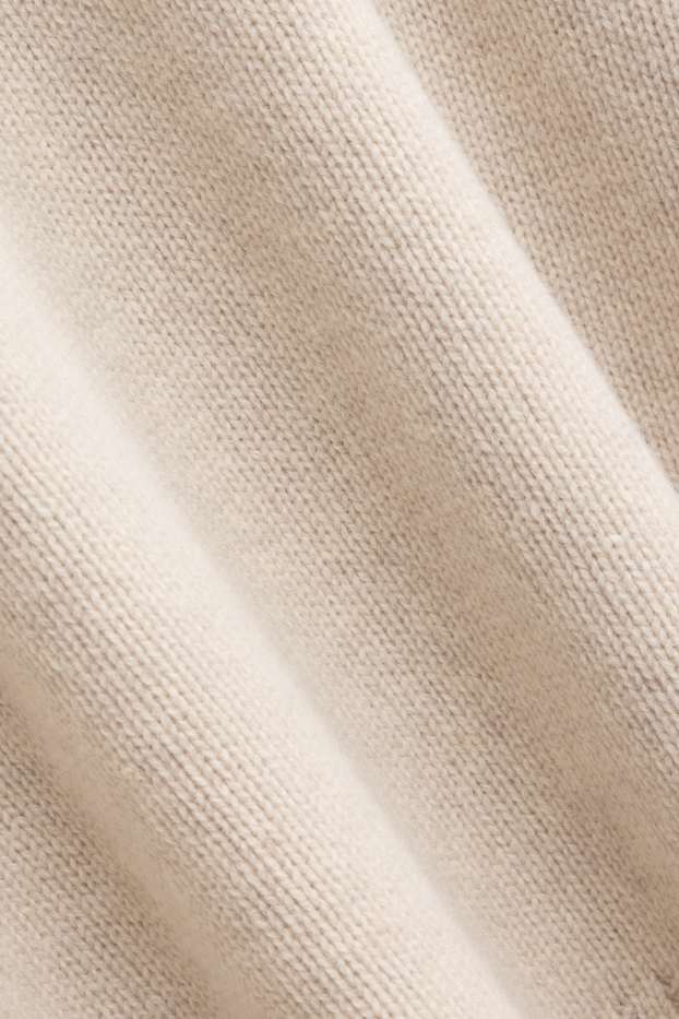 Damen - Woll-Pullover - beige