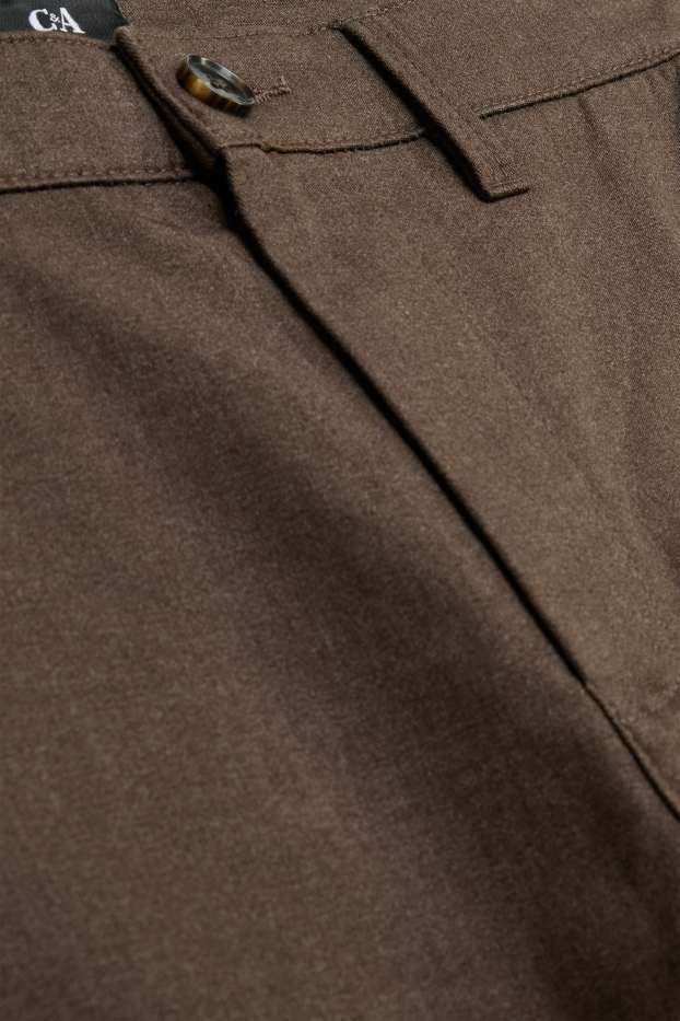 Heren - Thermo-chino - regular fit - THERMOLITE® - bruin-mix