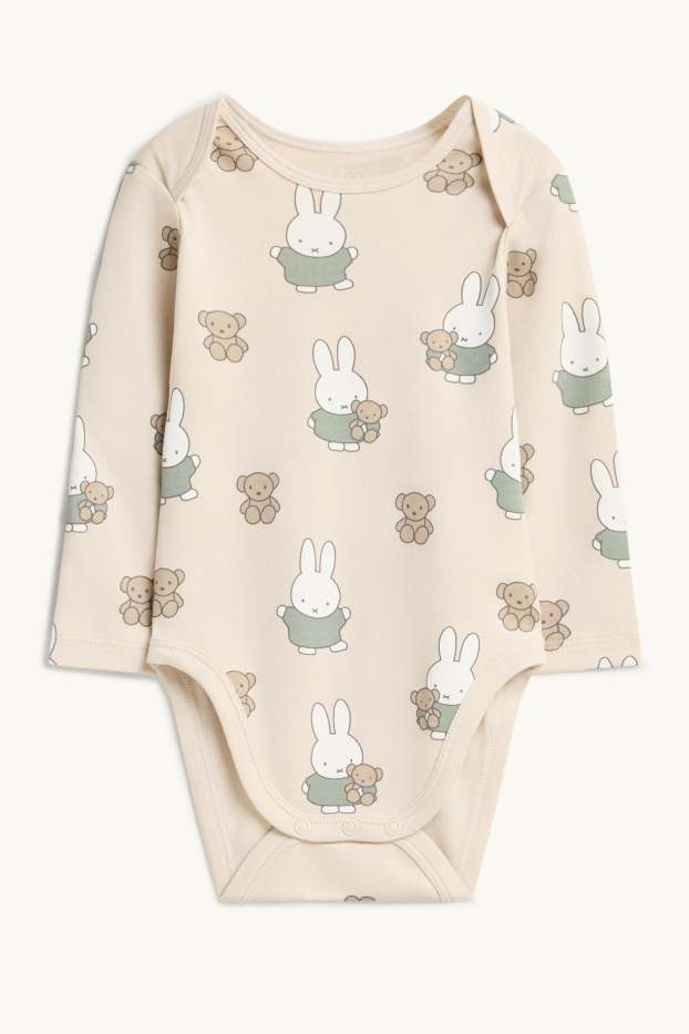 Baby Mädchen - Miffy - Baby-Body - beige