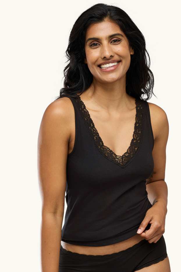 Femmes - Lot de 2 - caracos - noir / blanc