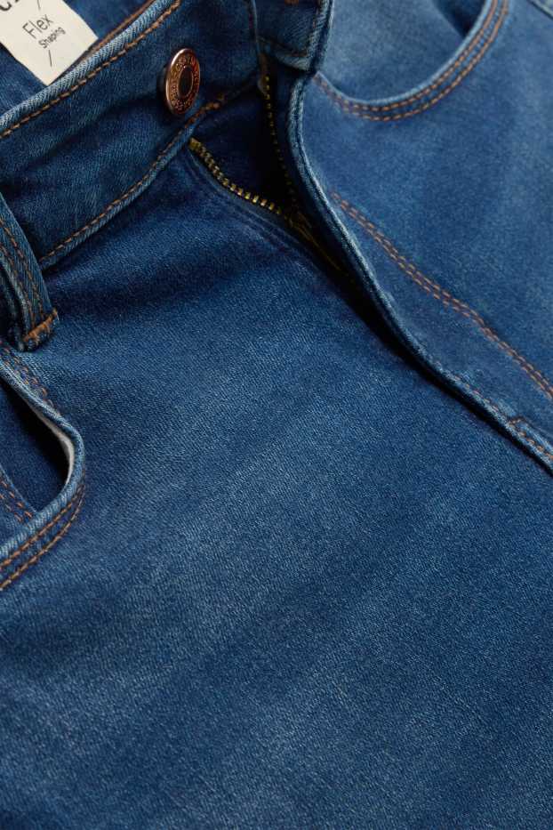 Femmes - Skinny jean - mid waist - shaping jean - LYCRA® - jean bleu foncé